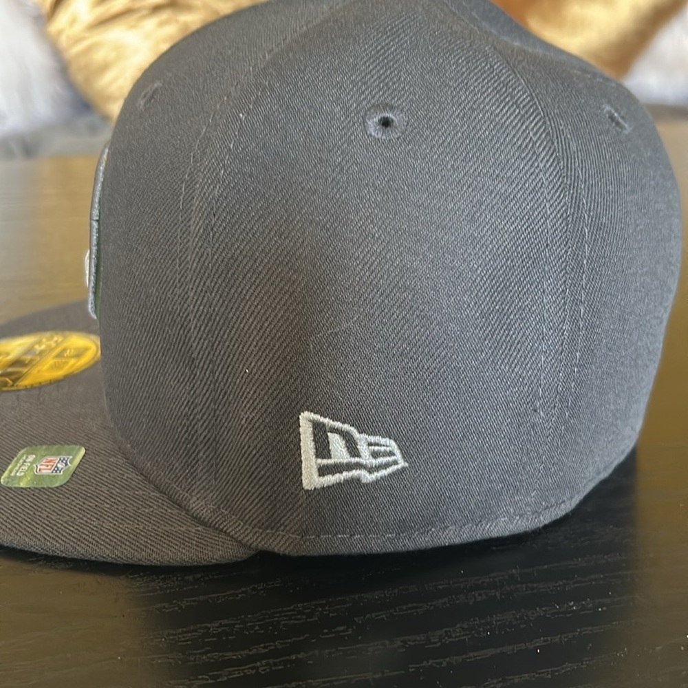 New era green bay packers fitted hat 6 7/8 - Picture 5 of 11